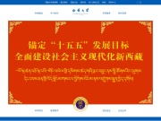 西藏大学 网站截图