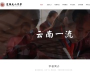 楚雄天人中学 网站截图